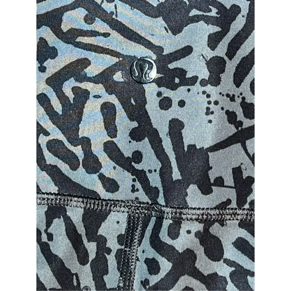 Lululemon Wunder Under Sexy Sheer Mesh Ankle Leggings Size 6